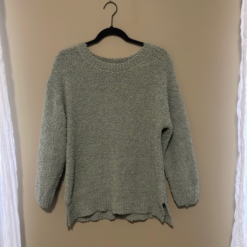 Cozy Fall Sweater Sage Green